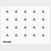 Sticker Cœur Halloween (Feuille)