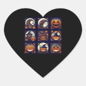 Sticker Cœur Halloween (Devant)