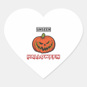 Sticker Cœur Halloween