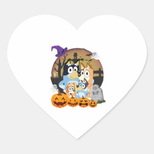 Sticker Cœur Halloween Art Familial Pour Hommes Femmes T Chemis