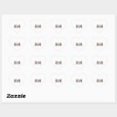 Sticker Cœur halloween boo (Feuille)