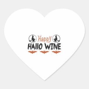 Sticker Cœur halloween boo
