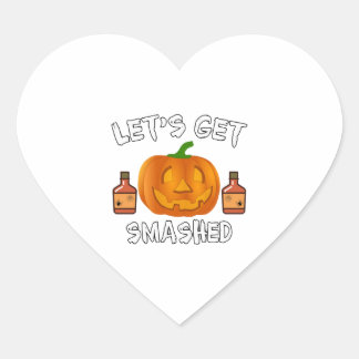 Sticker Cœur Halloween Clipart