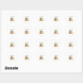 Sticker Cœur Halloween de chat (Feuille)