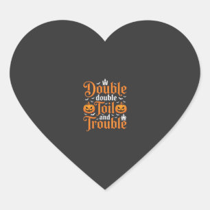 Sticker Cœur Halloween Double Double Toil and Trouble_1