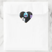 Sticker Cœur halloween emojis (Sac)