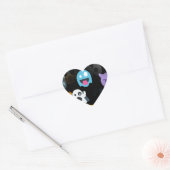 Sticker Cœur halloween emojis (Enveloppe)