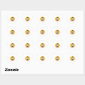 Sticker Cœur Halloween - face (Feuille)