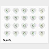 Sticker Cœur Handicap auditif (Feuille)