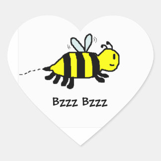 Sticker Cœur HAP BEE Anniversaire scellée