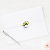 Sticker Cœur HAP BEE Anniversaire scellée (Enveloppe)
