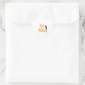 STICKER CŒUR HAPPY HALLOWEEN CAT (Sac)
