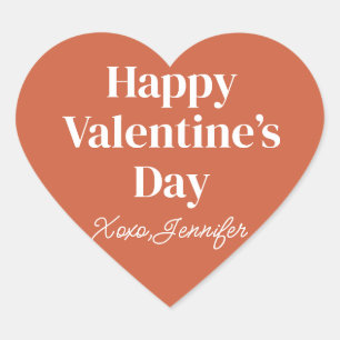 Sticker Cœur happy Valentine’s Day Custom