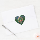 Sticker Cœur Henderson Tartan & Badge (Enveloppe)