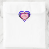 Sticker Cœur Heureuse Sainte-Valentin (Sac)