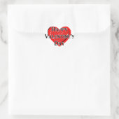 Sticker Cœur Heureuse Sainte-Valentin (Sac)