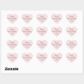 Sticker Cœur Heureuse Sainte-Valentin de "Nom" Enfants (Feuille)