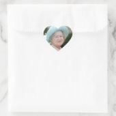 Sticker Cœur HM Queen Elizabeth, La Reine Mère Berlin 1987 (Sac)