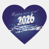 STICKER CŒUR HNY 2026 (Devant)