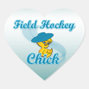 Sticker Cœur Hockey sur gazon no 3