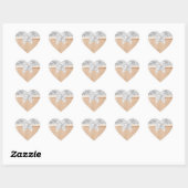 Sticker Cœur Holiday (Feuille)
