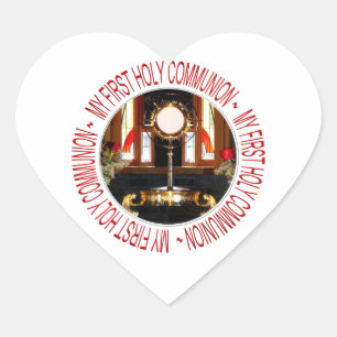STICKER CŒUR HOLY EUCHARIST - SAINTE COMMUNAUTÉ