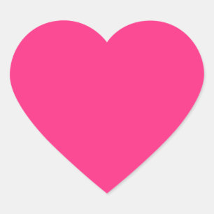 Sticker Cœur Hot Pink