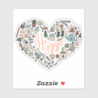Sticker Coeur Hygge