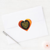 STICKER CŒUR HYPER VALENTINE (Enveloppe)