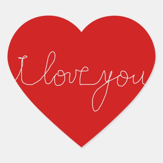 Sticker Cœur i (Devant)