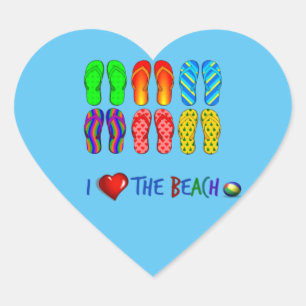 Sticker Cœur I Love