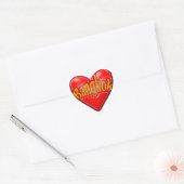 Sticker Cœur I Love Bangkok (Enveloppe)