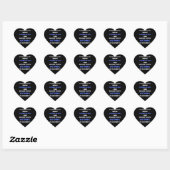 Sticker Cœur I Smile Because (Feuille)