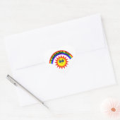 Sticker Cœur I Wanna Die - Rainbow Smiling Sun (Enveloppe)