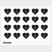 Sticker Cœur i want (Feuille)