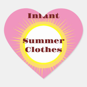 Sticker Cœur Idées de stockage d'organisation