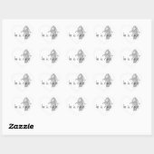 Sticker Cœur Il est mort. (Feuille)
