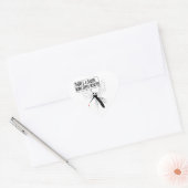 Sticker Cœur Il y a un pompier né chaque minute (Enveloppe)