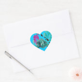 Sticker Cœur Îles Hawaï (Enveloppe)