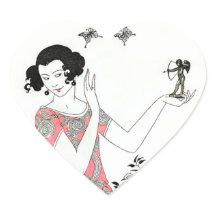 Illustration de mode Vintage des années 20 Cupid &