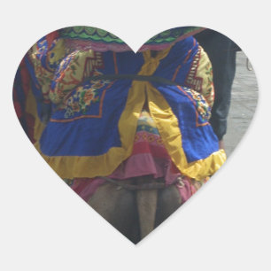 Sticker Cœur Imprimé/graphique en forme de chameau