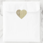 Sticker Cœur Imprimer les teintes VERTES (Sac)
