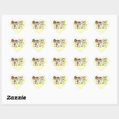Sticker Cœur indéfini (Feuille)