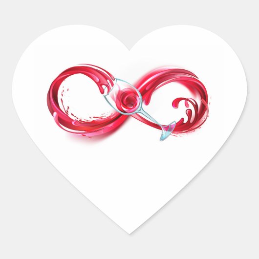Sticker Cœur Infinity (Devant)