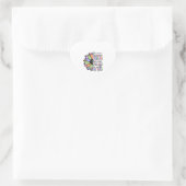 Sticker Cœur Infirmière d'urgence (Sac)