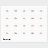 Sticker Cœur Infirmière future (Feuille)