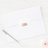 Sticker Cœur Infirmière future (Enveloppe)