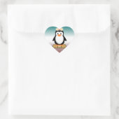 Sticker Cœur Infirmière Penguin (avec bandaid) (Sac)
