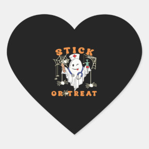 Sticker Cœur Infirmière Stick or Treat Costume d'infirmière Spo