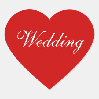 Sticker Cœur Invitations personnalisés Ballons Rouge